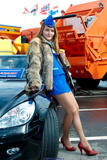 Hostesses in pantyhose